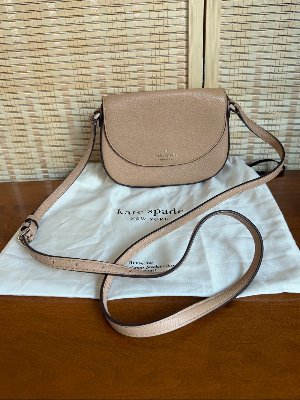Kate Spade 'Miniflip' Warm Beige Crossbody Bag